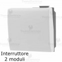 Interruttore 2M compatibile con serie Bticino Matix