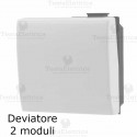 Deviatore 2M compatibile con serie Bticino Matix