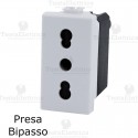 Presa bipasso compatibile con serie Bticino Matix