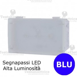 Segnapassi LED HI-POWER BLU compatibile con serie Bticino Matix