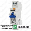 Interruttore Magnetotermico Differenziale 1M 25A 220V Sandasdon