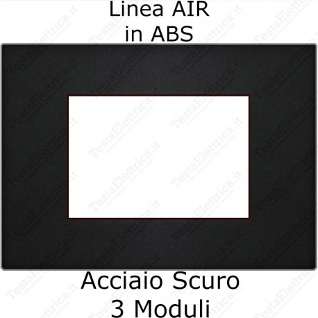 Placca compatibile Bticino Axolute AIR Antracite