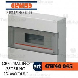 Quadro elettrico 24 moduli Gewiss GW40047 protezione IP40