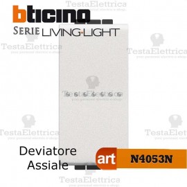 Bticino N4001N - Interruttore basculante Bianco LivingLight