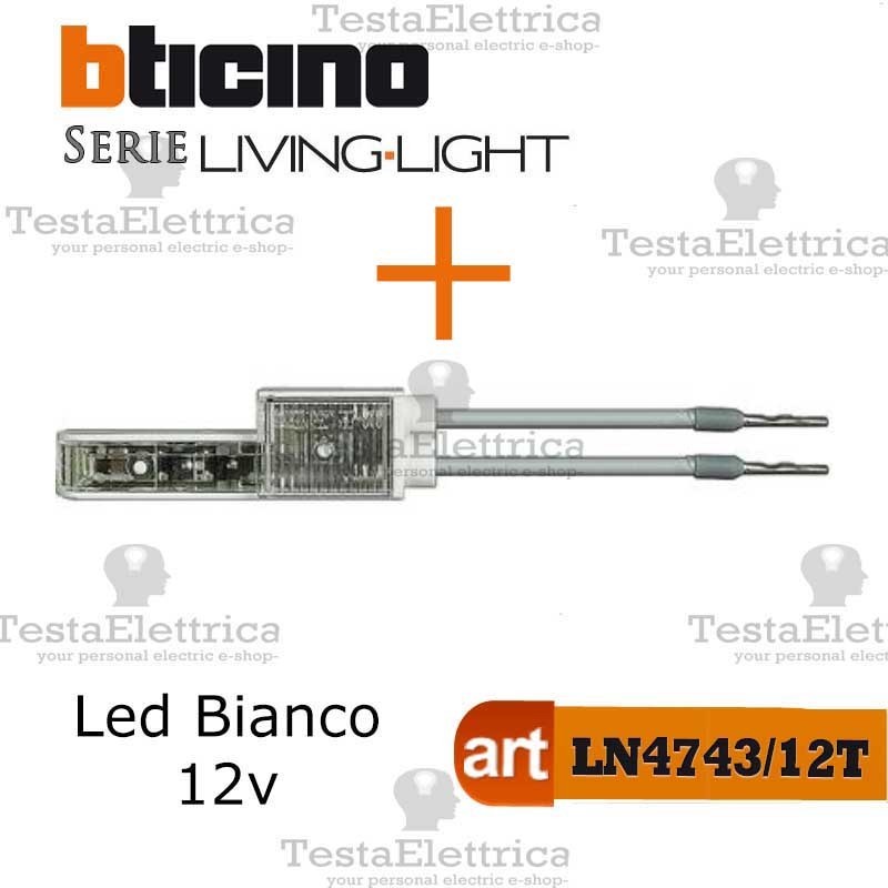 LivingLight Bianco, pulsante assiale