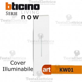  bticino KW01 cover illuminabile 1M living now