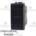 Interruttore assiale compatibile con serie Bticino LivingLight