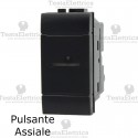 Pulsante assiale compatibile con serie Bticino LivingLight